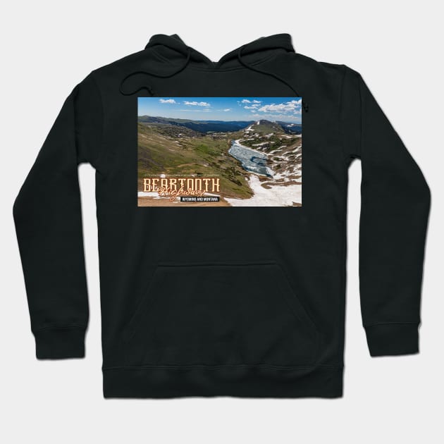 Beartooth Highway Wyoming and Montana Hoodie by Gestalt Imagery